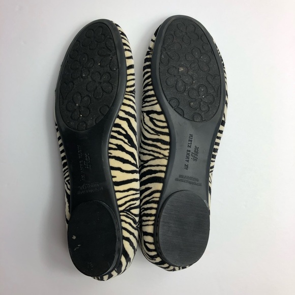SOLD Anne Klein iFlex Zebra Print Ballet Flats - Picture 6 of 7